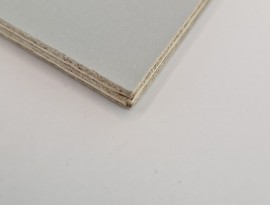 bovenkant Berken Melaplex WBP melamine Film grijs Glad  FSC Mix 70%