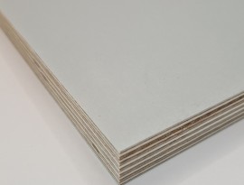 bovenkant Berken Melaplex WBP melamine Film grijs Glad  FSC Mix 70%