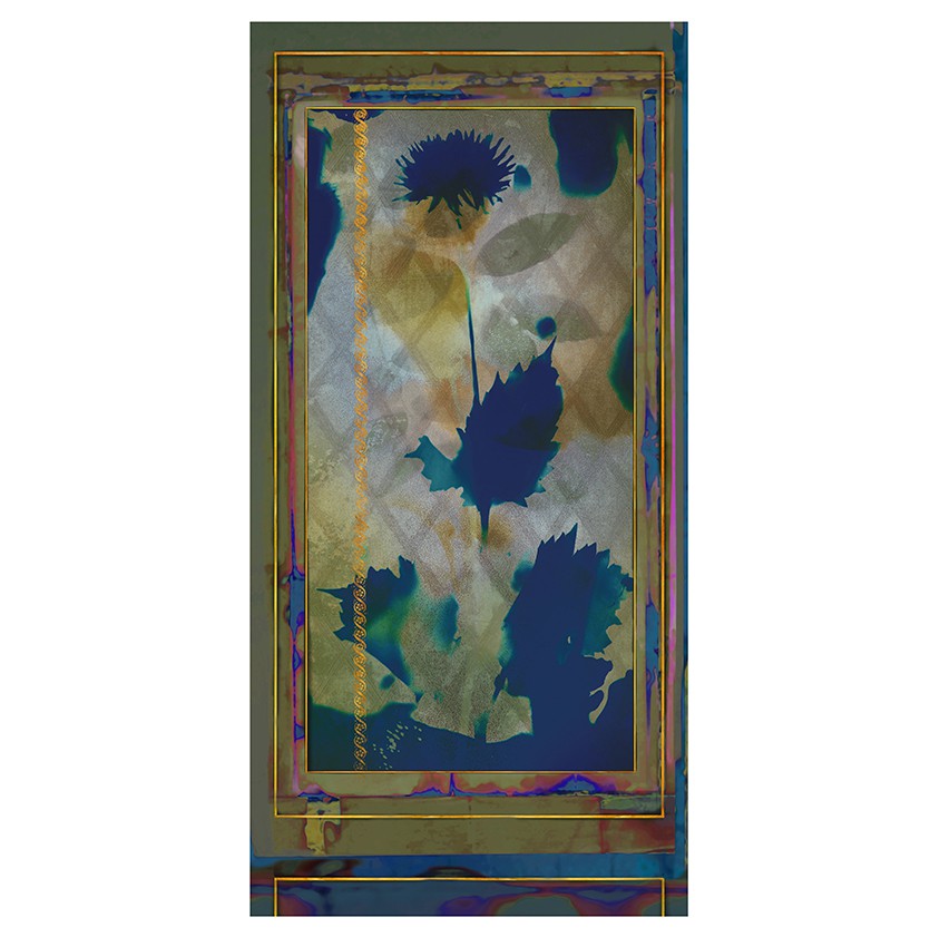 Abet HPL Palaces Dahlia regalis netto print opp. 2375 x 1170 mm