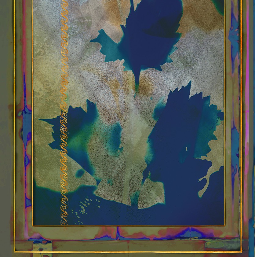 Abet HPL Palaces Dahlia regalis netto print opp. 2375 x 1170 mm - Afbeelding 2