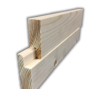 Vuren C 22 x 63 mm Geschaafd Haaklat FSC Mix 70%