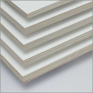 Okoume Multiplex WBP Prime ext. 2-zijdig 80 mu wit gegrond FSC Mix 70%
