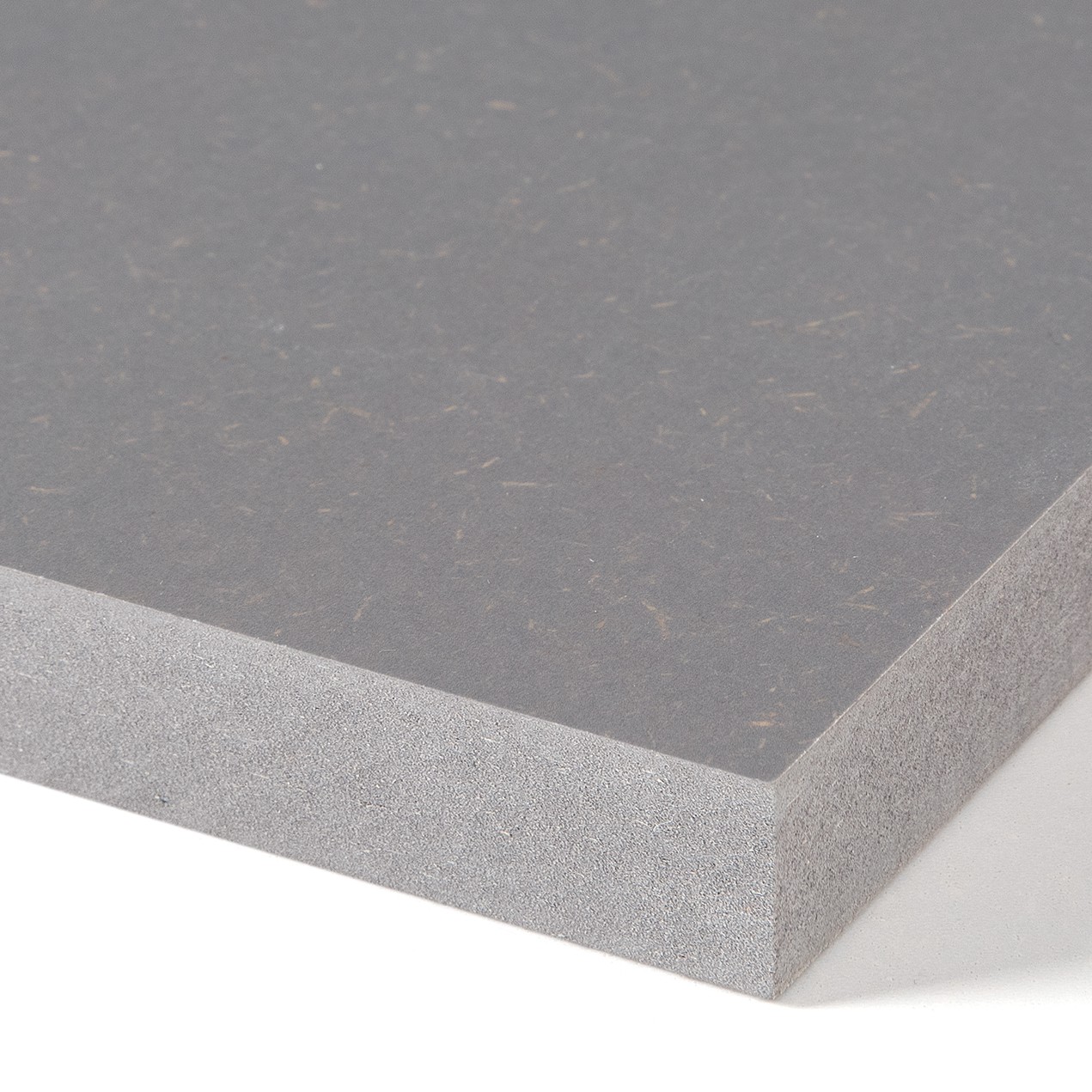 Alternative view of Unilin MDF Fibralux MR d&d gelakt Grey Super Mat Mercury 70% PEFC gecert. / vochtwerend + folie