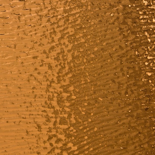 Alternative view of Homapal HPL 477/124 Alu Mirror Polished Cascade Coppertone + folie
