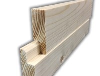 Vuren C 22 x 63 mm Geschaafd Haaklat 70% PEFC gecert.